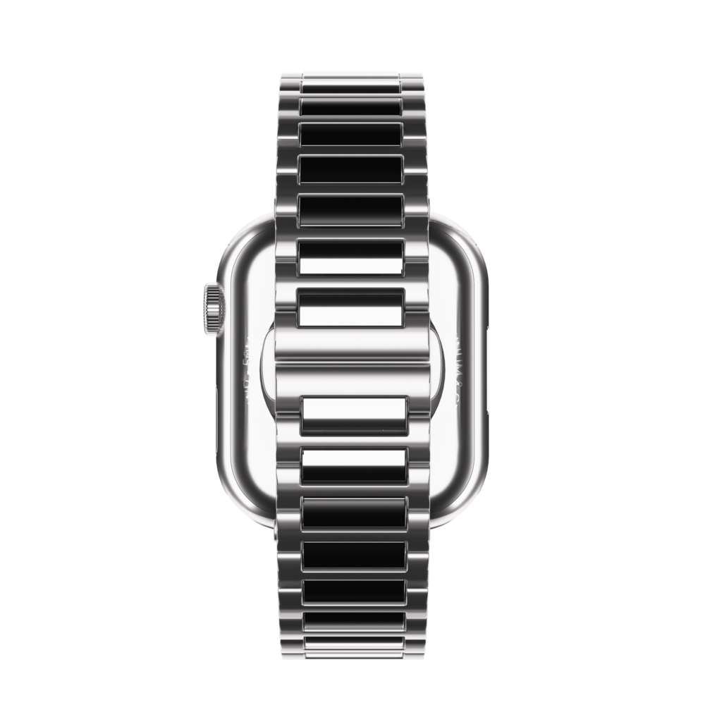 Strap-it® Strap-it Apple Watch Premium titanium band (zilver) Strap-it® Strap-it Apple Watch Premium titanium band (zilver)