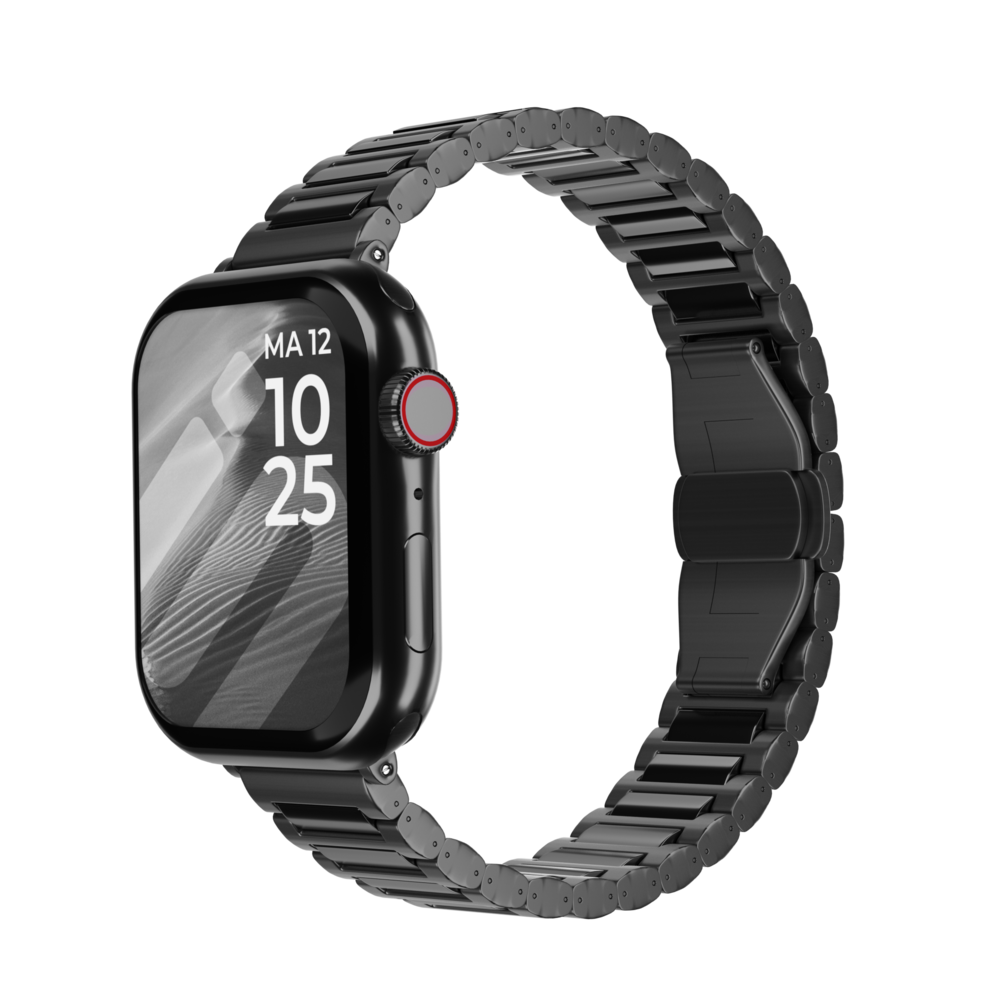 Strap-it® Strap-it Apple Watch Premium titanium band (grafiet)