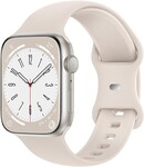 Strap-it® Strap-it Apple Watch siliconen bandje (sterrenlicht)