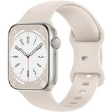 Strap-it® Apple Watch siliconen bandje (sterrenlicht)