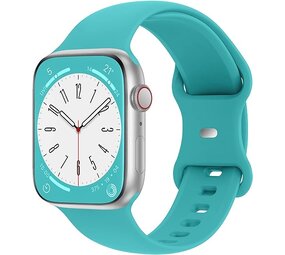 Strap-it® Apple Watch siliconen bandje (aqua)