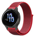 Strap-it® Strap-it Garmin Venu 2s nylon band - 40mm - rood