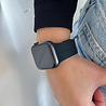 Strap-it® Strap-it Apple Watch magnetisch D-Buckle bandje (zwart) Strap-it® Strap-it Apple Watch magnetisch D-Buckle bandje (zwart)