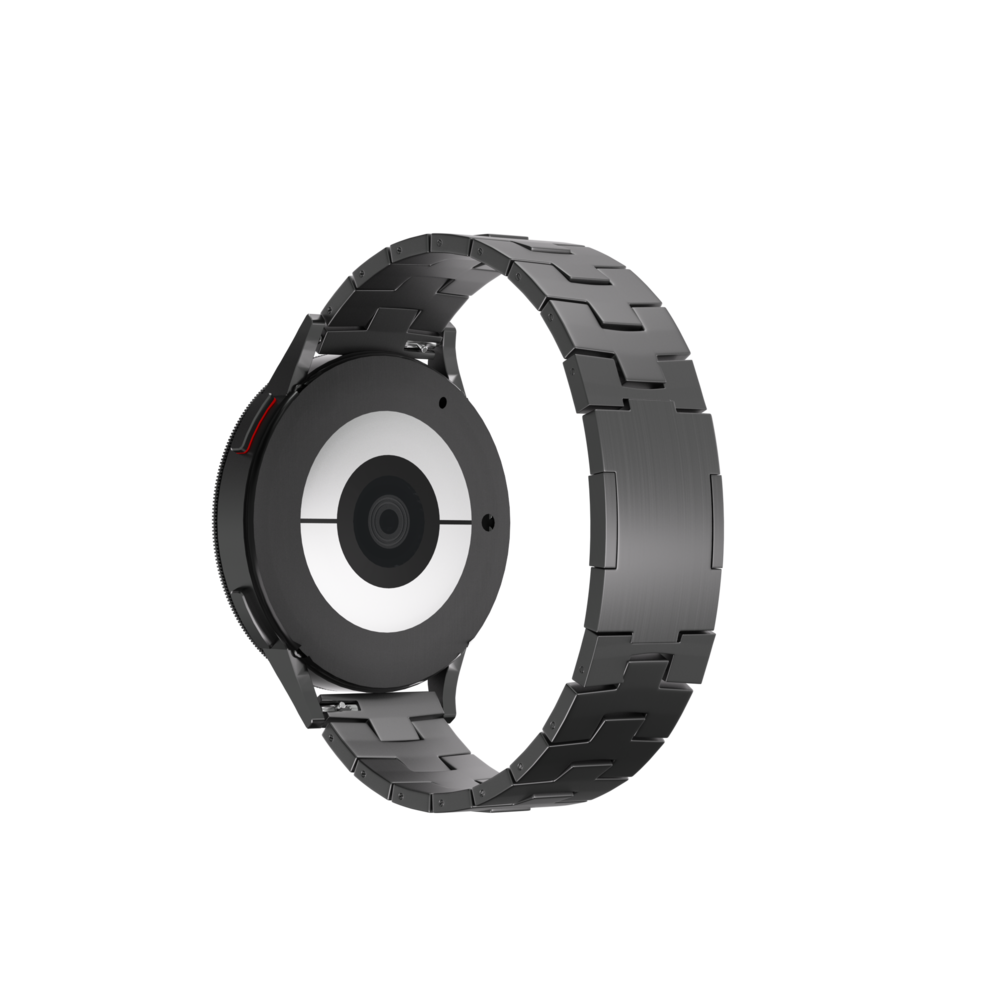 Strap-it® Strap-it Polar Vantage M titanium grain band (platte sluiting) (grafiet) Strap-it® Strap-it Polar Vantage M titanium grain band (platte sluiting) (grafiet)