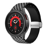 Strap-it® Carbon Fiber Samsung Galaxy Watch 5 Pro magnetisch bandje