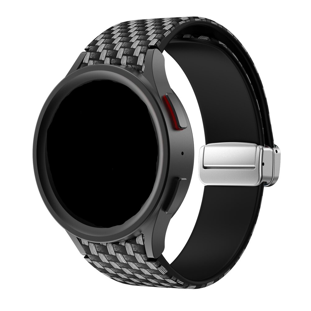 Strap-it® Strap-it Carbon Fiber Samsung Galaxy Watch 5 40mm magnetisch bandje