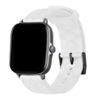 Strap-it® Strap-it Amazfit GTS 3 silicone hexa band (wit) Strap-it® Strap-it Amazfit GTS 3 silicone hexa band (wit)