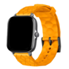 Strap-it® Strap-it Amazfit GTS 3 silicone hexa band (oranje) Strap-it® Strap-it Amazfit GTS 3 silicone hexa band (oranje)