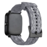 Strap-it® Strap-it Amazfit GTS 3 silicone hexa band (grijs) Strap-it® Strap-it Amazfit GTS 3 silicone hexa band (grijs)