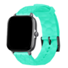Strap-it® Strap-it Amazfit GTS 3 silicone hexa band (aqua) Strap-it® Strap-it Amazfit GTS 3 silicone hexa band (aqua)