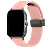 Strap-it® Xiaomi Amazfit Bip D-buckle siliconen bandje (roze)