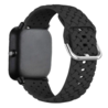Strap-it® Strap-it Amazfit GTS 3 gevlochten siliconen bandje (zwart) Strap-it® Strap-it Amazfit GTS 3 gevlochten siliconen bandje (zwart)