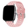 Strap-it® Strap-it Amazfit GTS 3 gevlochten siliconen bandje (roze) Strap-it® Strap-it Amazfit GTS 3 gevlochten siliconen bandje (roze)