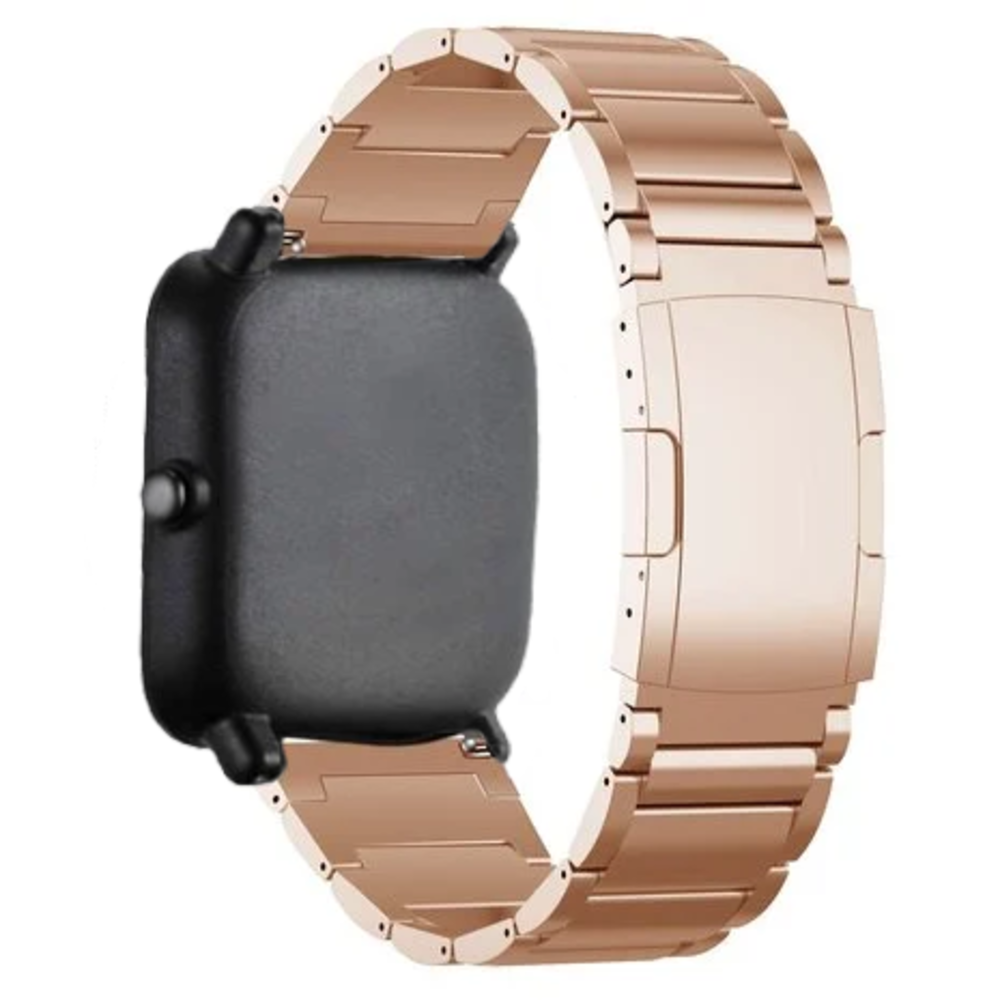 Strap-it® Strap-it Xiaomi Amazfit GTS titanium band (rosé goud) Strap-it® Strap-it Xiaomi Amazfit GTS titanium band (rosé goud)