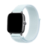 Strap-it® Xiaomi Amazfit Bip nylon bandje (licht cyaan)