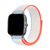 Strap-it® Amazfit GTS 2 nylon bandje (milk white)