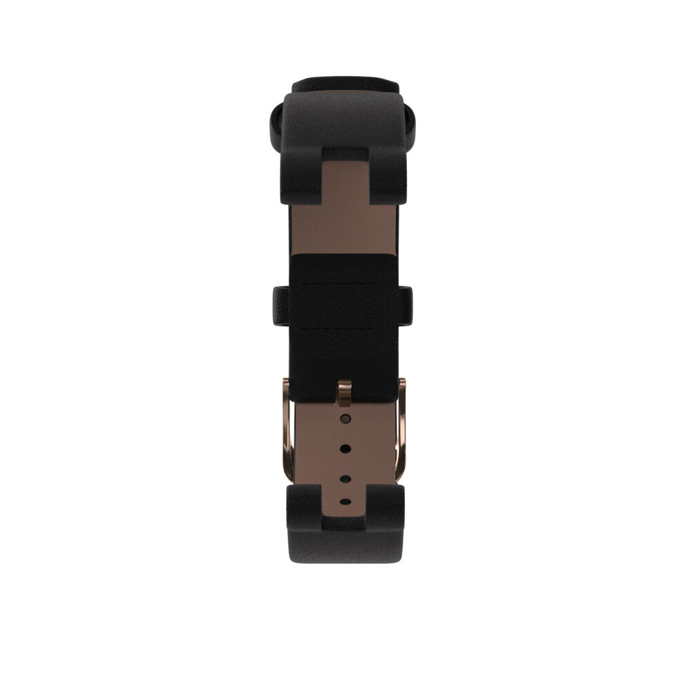 Strap-it® Strap-it Garmin Lily leren bandje (zwart)