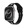 Strap-it® Strap-it Apple Watch slim silicone band (zwart) Strap-it® Strap-it Apple Watch slim silicone band (zwart)