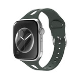 Strap-it® Apple Watch slim silicone band (groen)