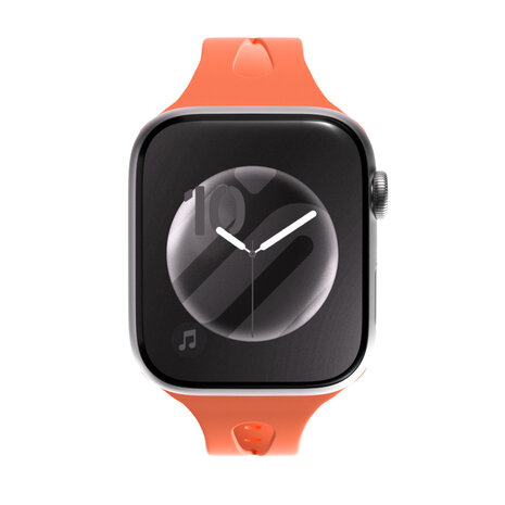 Strap-it® Strap-it Apple Watch slim silicone band (koraal)