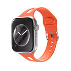 Strap-it® Strap-it Apple Watch slim silicone band (koraal)
