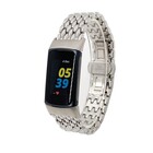 Strap-it® Strap-it Fitbit Charge 6 stalen draak band (zilver)