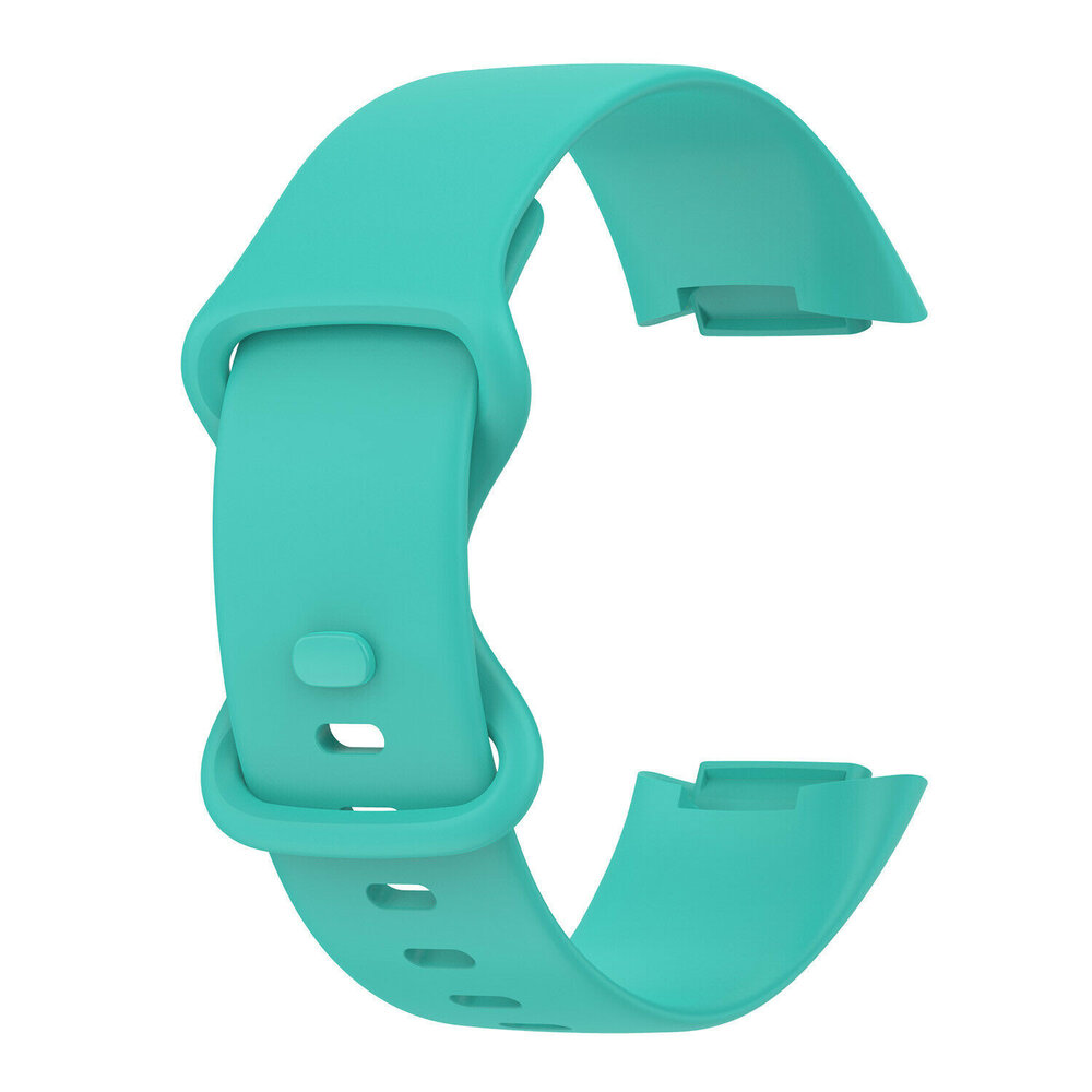 Strap-it® Strap-it Fitbit Charge 6 siliconen bandje (aqua)