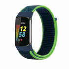 Strap-it® Strap-it Fitbit Charge 6 nylon bandje (lime)