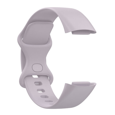 Strap-it® Strap-it Fitbit Charge 6 siliconen bandje (lavendel)
