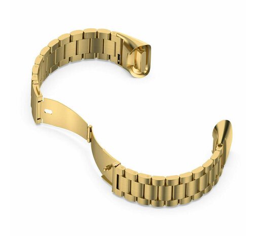 Strap-it® Strap-it Fitbit Charge 6 stalen band (goud)