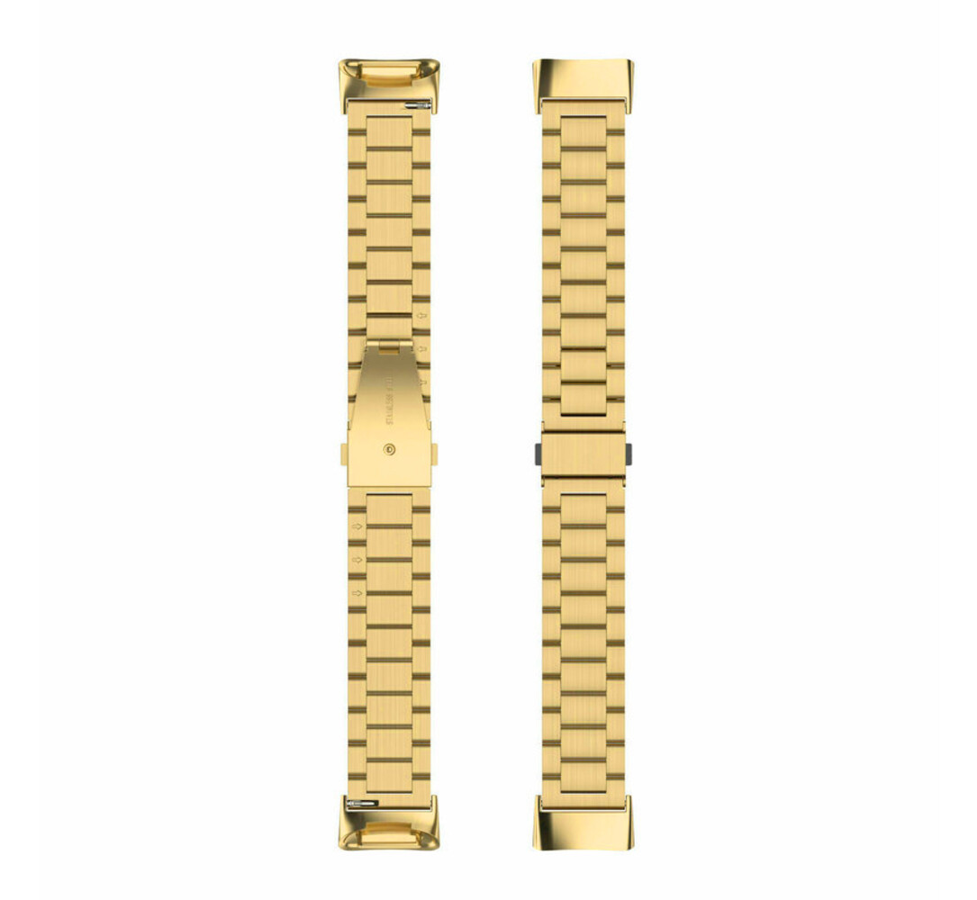 Strap-it® Strap-it Fitbit Charge 6 stalen band (goud)