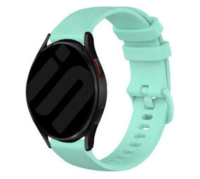 Strap-it® Garmin Vivoactive 5 luxe siliconen bandje (aqua)