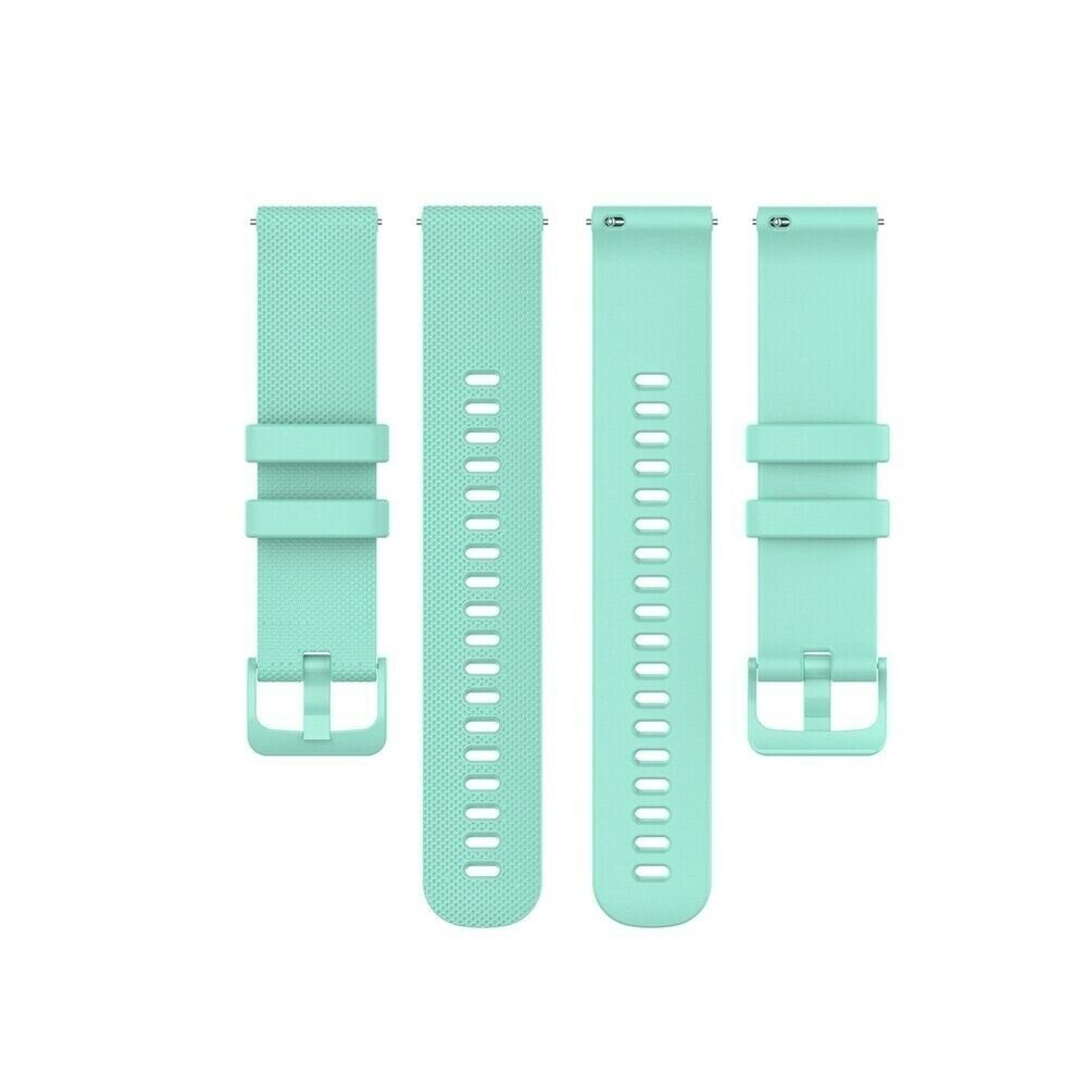 Strap-it® Strap-it Garmin Vivoactive 5 luxe siliconen bandje (aqua)