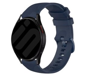 Strap-it® Garmin Vivoactive 5 luxe siliconen bandje (donkerblauw)