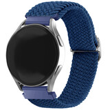 Strap-it® Garmin Vivoactive 5 verstelbaar geweven bandje (blauw)