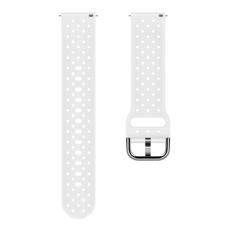Strap-it® Strap-it Garmin Vivoactive 5 gevlochten siliconen bandje (wit) Strap-it® Strap-it Garmin Vivoactive 5 gevlochten siliconen bandje (wit)