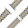 Bandz Bandz Apple Watch stalen schakel band Deluxe (zilver/goud) Bandz Bandz Apple Watch stalen schakel band Deluxe (zilver/goud)