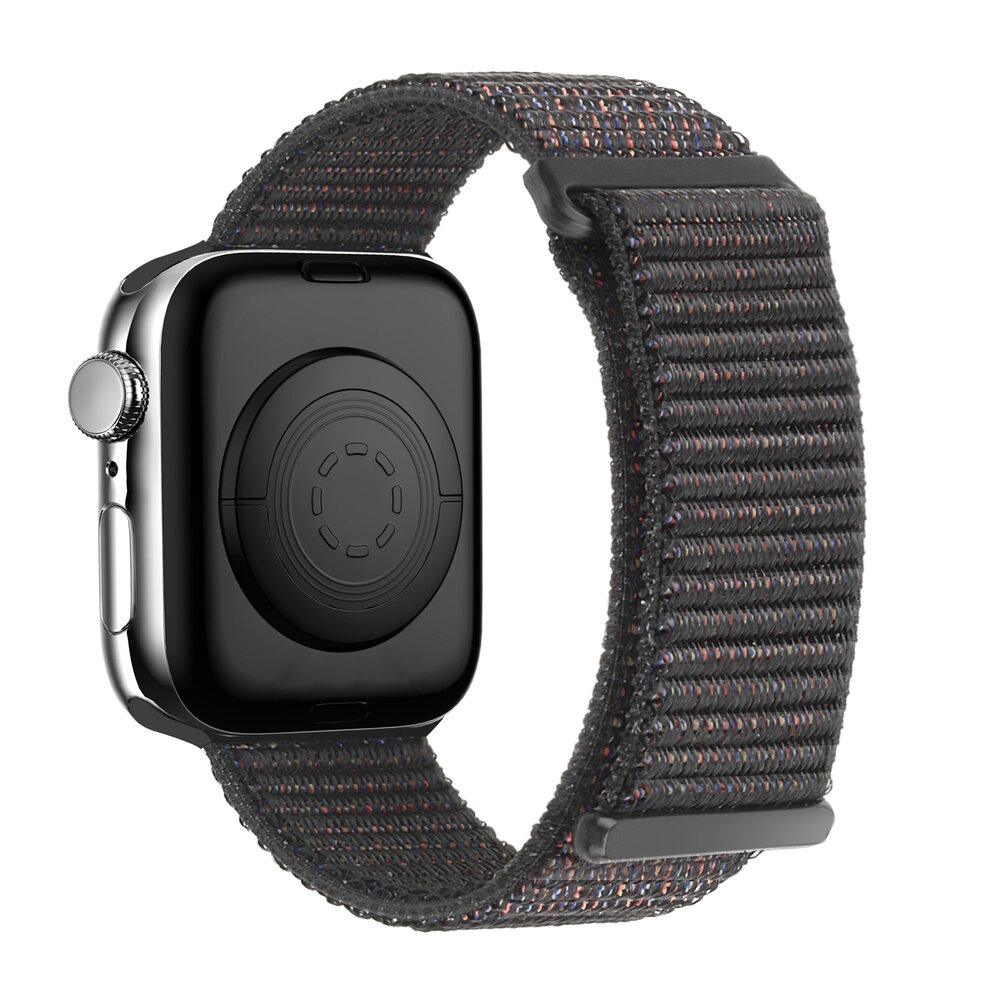 Bandz Bandz Apple Watch Nylon loop band (zwart mix)