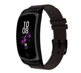 Strap-it® Samsung Gear Fit 2 (Pro) leren bandje (bruin) Strap-it® Samsung Gear Fit 2 (Pro) leren bandje (bruin)