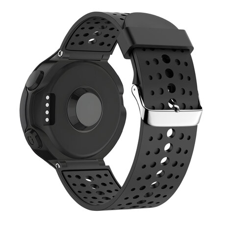 Bandz Bandz Garmin Forerunner 735xt siliconen band 'Classic' (zwart)