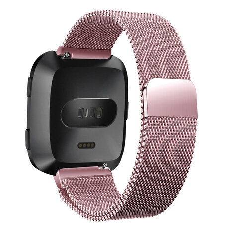 Bandz Bandz Fitbit Versa Milanese loop band (roze)