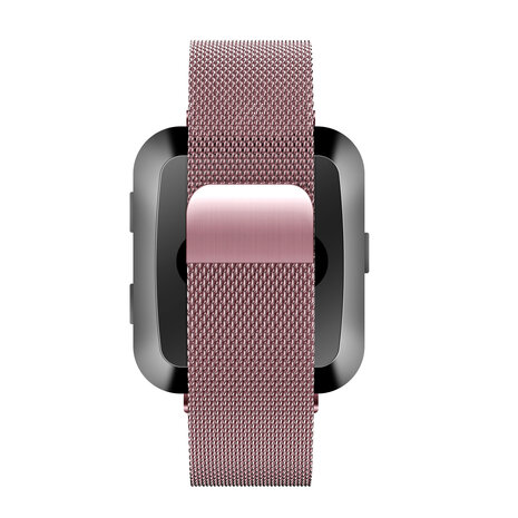 Bandz Bandz Fitbit Versa Milanese loop band (roze)
