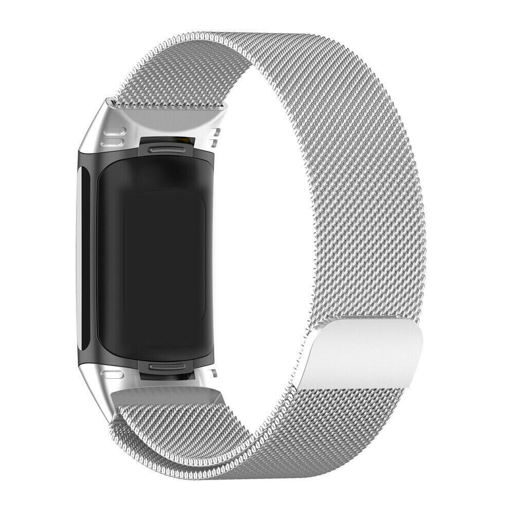 Strap-it® Strap-it Fitbit Charge 6 Milanese band (zilver) Strap-it® Strap-it Fitbit Charge 6 Milanese band (zilver)