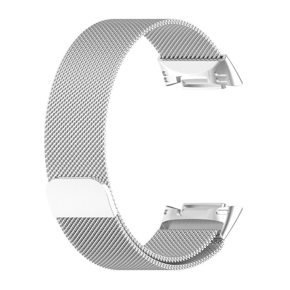 Strap-it® Strap-it Fitbit Charge 6 Milanese band (zilver) Strap-it® Strap-it Fitbit Charge 6 Milanese band (zilver)