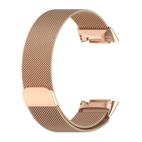 Strap-it® Strap-it Fitbit Charge 6 Milanese band (rosé goud) Strap-it® Strap-it Fitbit Charge 6 Milanese band (rosé goud)