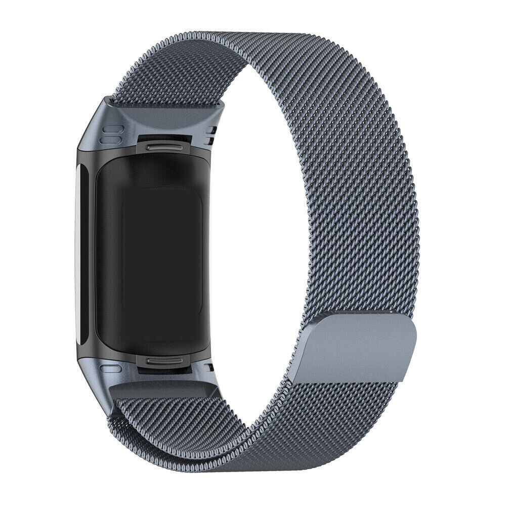 Strap-it® Strap-it Fitbit Charge 6 Milanese band (space grey) Strap-it® Strap-it Fitbit Charge 6 Milanese band (space grey)