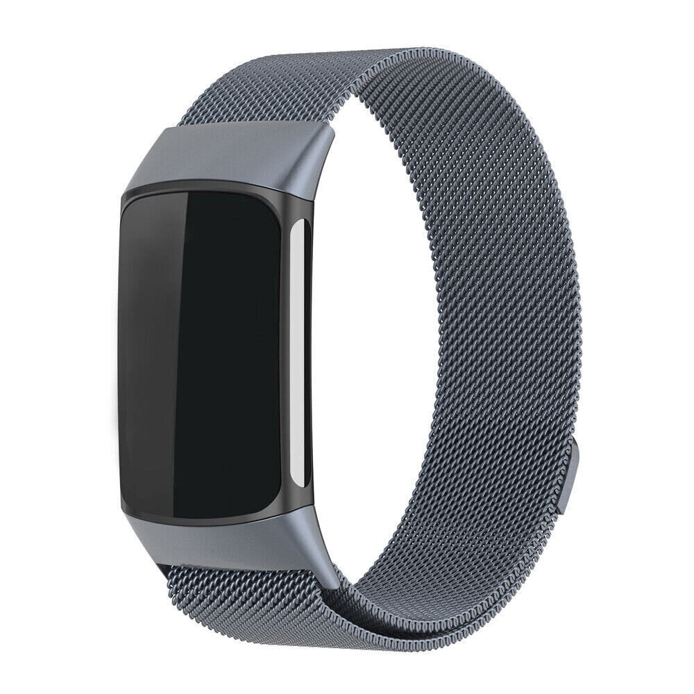 Strap-it® Strap-it Fitbit Charge 6 Milanese band (space grey) Strap-it® Strap-it Fitbit Charge 6 Milanese band (space grey)
