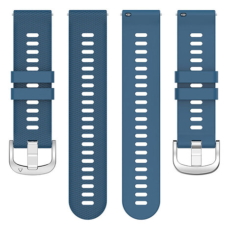 Strap-it® Strap-it Garmin Venu 2 Plus siliconen bandje (blauw)