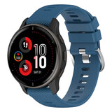 Strap-it® Garmin Venu 2 Plus siliconen bandje (blauw)