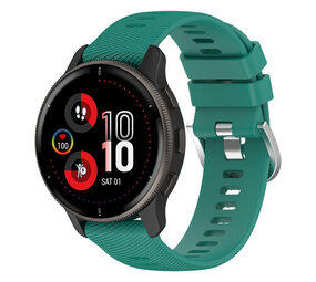 Strap-it® Garmin Venu 2 Plus siliconen bandje (dennengroen)